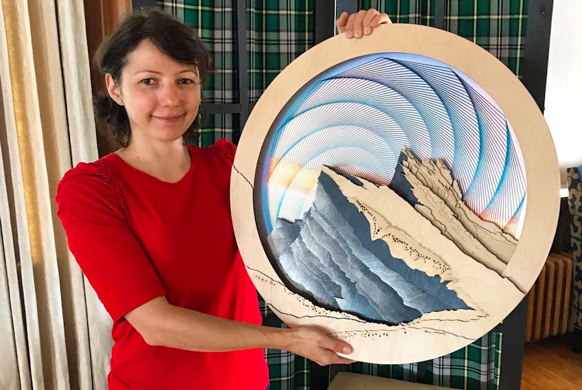 Visual artist Kira Varvanina lived in Ingonish for six weeks last fall as part of a Cape Breton Centre for Craft and Design program. The centre is seeking applications for this year’s residency.