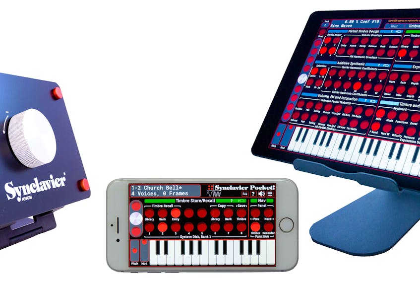Richmond County-based Synclavier Digital Corp. Ltd. will introduce three new products at the National Association of Music Merchants convention in Anaheim, Calif. on Jan. 23, including two new iOS apps and an authentic re-creation of the Synclavier Knob.