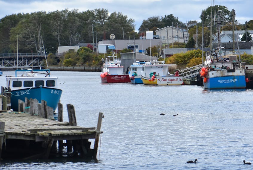 The waters in Glace Bay harbour are quiet and peaceful in this photo, but fishermen from this harbour know to be careful when they are on the open sea. Dangerous conditions have always been part and parcel of working in any of Cape Breton’s industrial mainstays, including the fisheries.