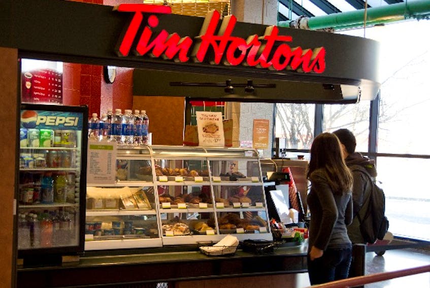 Cape Breton University issued a tender last week for construction services to build a full-service Tim Hortons restaurant in its cafeteria. Construction work could begin as early as May 14.
