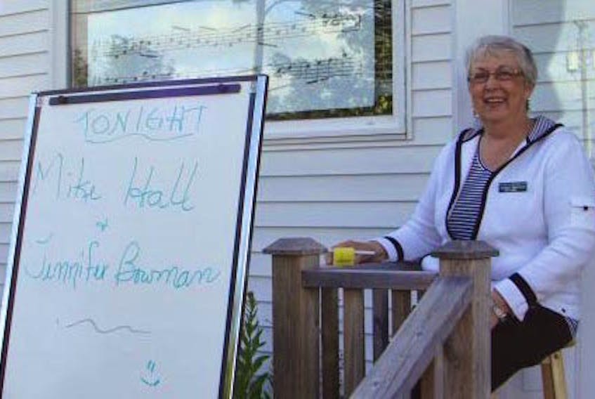 Nancy MacLean spends much of her summers selling tickets to the Baddeck Gathering Ceilidhs.