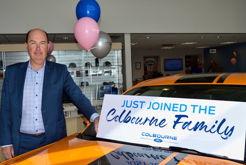 Rodney Colbourne has loved cars all his life and will now be able to share that through his newly acquired businesses, Colbourne Ford and Colbourne Chrysler.