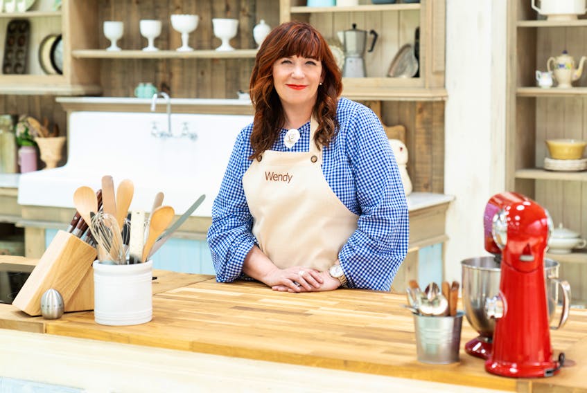 Wendy McIsaac, formerly of New Waterford and now of Cornwall, P.E.I., competing on “The Great Canadian Baking Show,” which premieres on CBC Sept. 19 at 8 p.m. McIsaac can’t reveal the outcome but described the experience as, “truly amazing.”