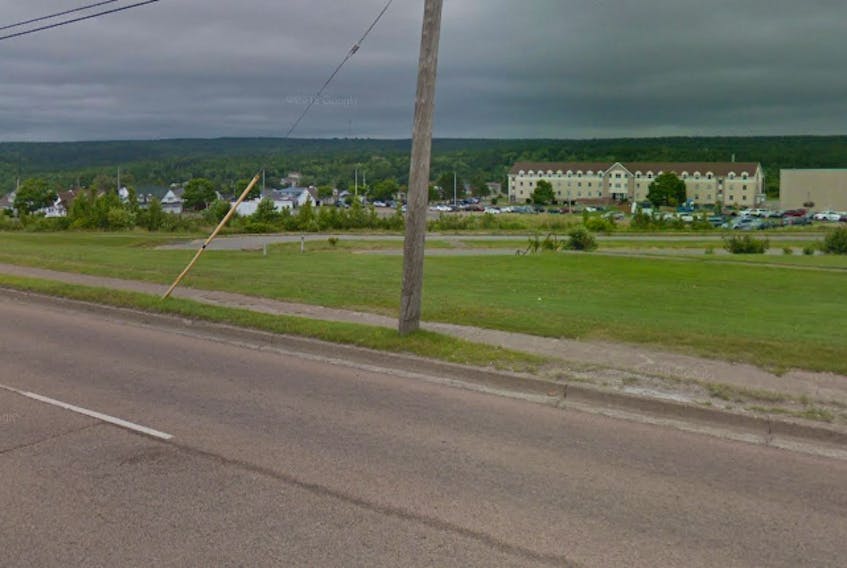 The former vocational school site along Reeves Street in Port Hawkesbury is under consideration for a possible hotel development. The potential developer has not been named.