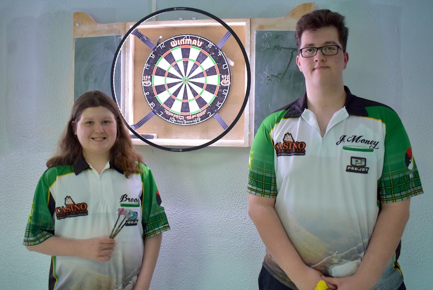 Siblings J.T. and Brooke Martell will represent Nova Scotia at the 2019 Youth National Dart Championships in Saskatoon, Sask. The four-day tournament begins Thursday at the Saskatoon Inn and Conference Centre.