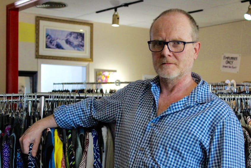 Rick Jessome, owner of Gala New and Resale Clothing, says his business is being evicted from a rental unit at 243 Charlotte St. after moving into the space about eight months ago. He didn’t sign a lease at the time and now property owner Troy Wilson wants him out.