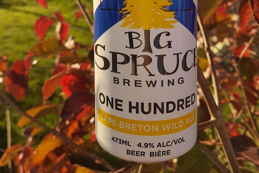 One Hundred is the name of a beer produced by Big Spruce Brewing of Nyanza using only Nova Scotia ingredients.