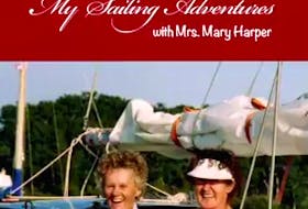 Jacinta MacKinnon will release her book, “My Sailing Adventures with Mrs. Mary Harper” at the Bras d’Or Yacht Club on Thursday, Aug. 9, 7-9 p.m. MacKinnon is shown above on the right with Mary Harper.