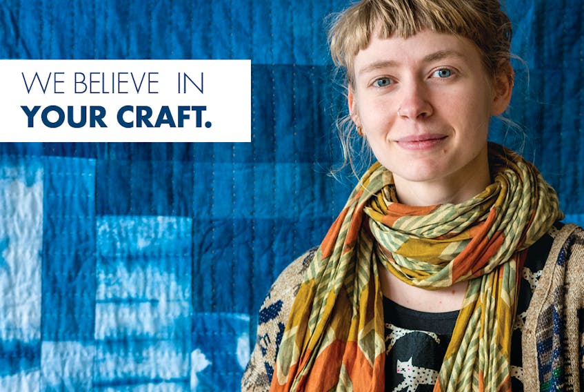 Tamsin Sloots is craft incubator co-ordinator at the Cape Breton Centre for Craft and Design in Sydney. The Cape Breton Partnership and the craft centre are working with the Town of Port Hawkesbury to open a new craft incubator space.