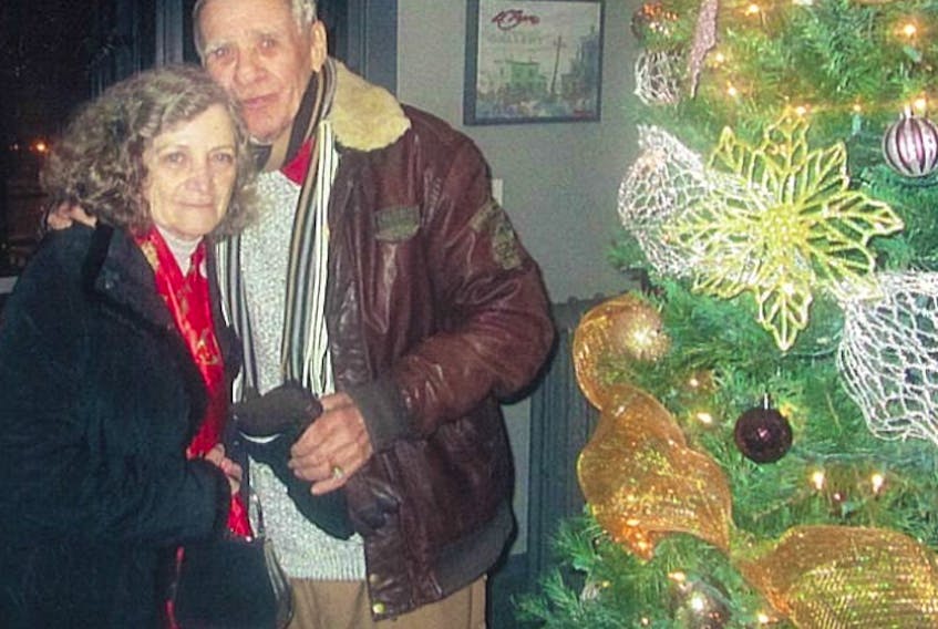 Jean MacDonald, left, and Jack Morrison are shown last month at a Sydney restaurant. The brother and sister, who are originally from Boisdale, reunited over the holidays.