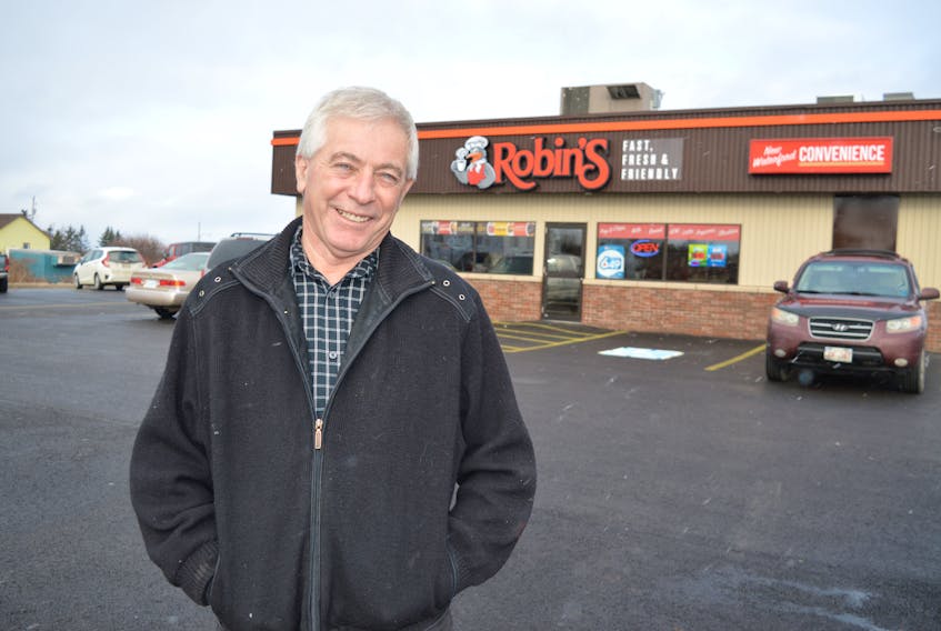 Duke Fraser, owner of the Robins Donuts and New Waterford Convenience store on Emerald Street, seen in this file photo from last December, said his franchise is only a short walk away from the New Waterford Consolidated Hospital on King Street. The provincial government announced Monday it plans to close both the New Waterford hospital and Northside General Hospital, and set up community health centres in its place. People seeking emergency services will have to visit the Glace Bay Hospital or the Cape Breton Regional Hospital in Sydney.
