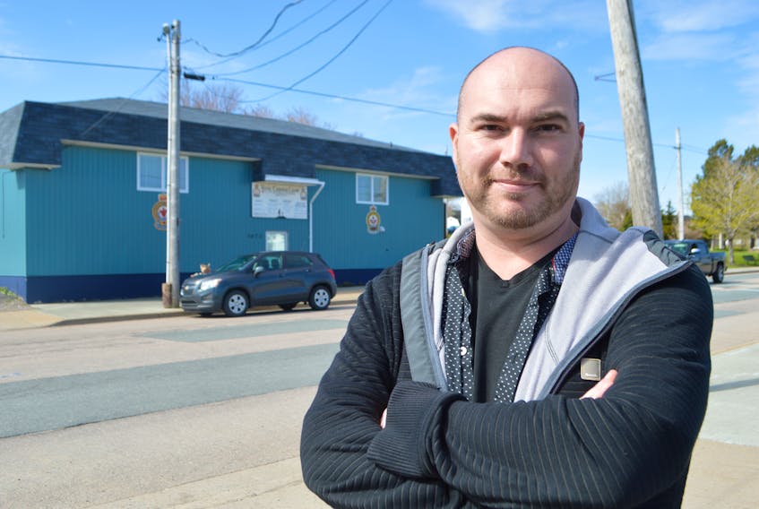 Jason McDonald, of Scotchtown, stands in front of branch 15 of the Royal Canadian Legion in New Waterford which he joined in September 2018 to honour veterans and give back to the community. McDonald said since being a the legion, he has suffered humiliating discrimination because he is gay and has filed a complaint with the legion, the Nova Scotia Human Rights Commission and has also been seeking legal advice. The legion executive at the branch recently resigned and the legion is currently closed. Several members confirmed one of the main reasons for the upheaval is due to discrimination against McDonald.