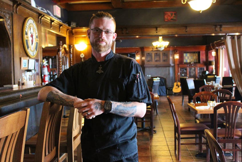 Glenn Ross stands inside his new restaurant, the Norsemen Bar and Grill, located inside the Martin Arms Hotel on Kings Road in Sydney. The motto is “eat, drink, laugh” and Ross said the atmosphere is family friendly and Cape Breton focused.