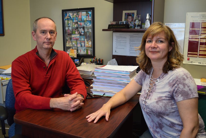 Drs. Mark and Stephanie Ellerker have served Glace Bay as physicians in family practise for almost 20 years, while also providing in-patient care at the Glace Bay Hospital. However, last month, they both withdrew from offering in-patient care, citing frustrations over pay inequities that they say will prevent the recruiting of new doctors to Glace Bay.