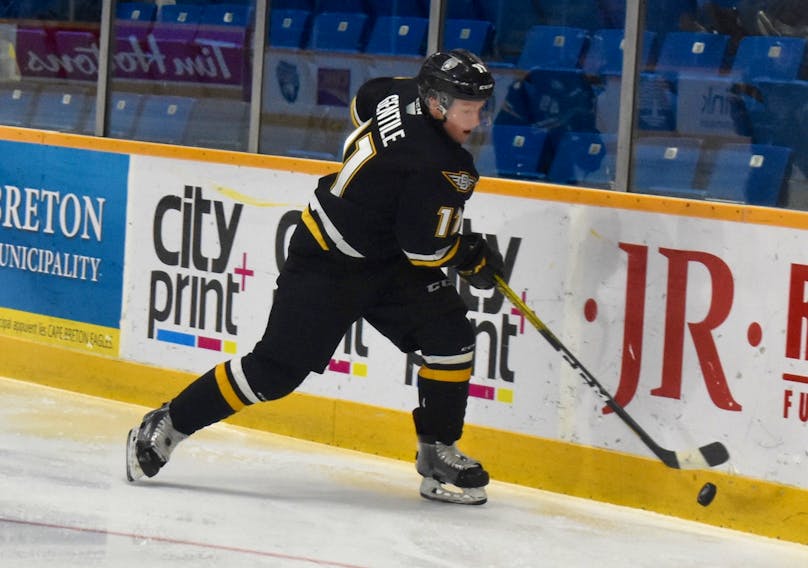 Derek Gentile, who captained the Cape Breton Eagles in the CVODI-19 abbreviated QMJHL season, has been honoured with the Fans Choice Award as the team’s most popular player. The Sydney native also copped the scholastic player of the year for the 2019-2020 season. Meanwhile, teammate Kevin Mandolese also picked up a pair of prestigious honours, including the Greg Lynch Memorial Trophy, as the Eagles wrapped up their season awards ceremony with a social media broadcasted announcement courtesy for former player and Glace Bay native Logan Shaw.