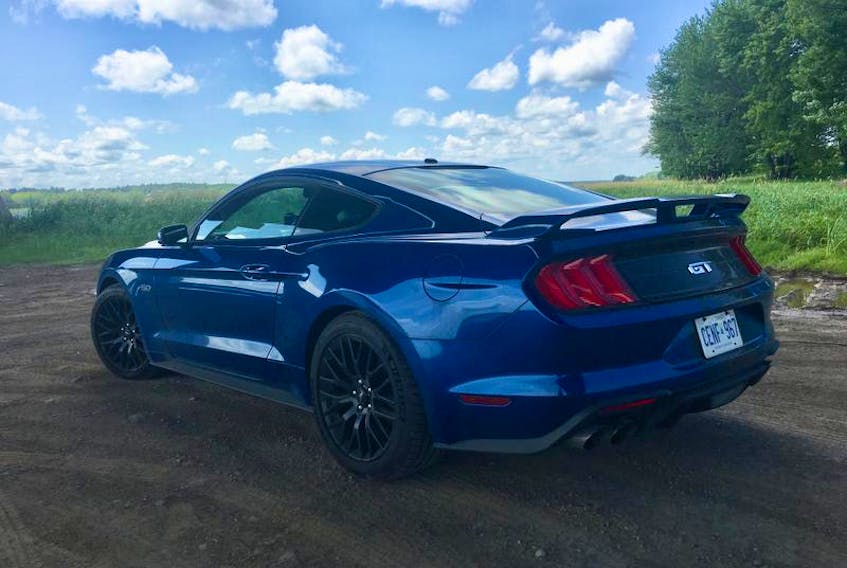 The 2018 Mustang GT was powered by a 460-horsepower, 5.0-litre, V8 engine worked by a 10-speed automatic.