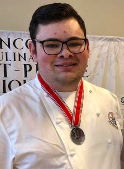 Jacob Rand, one of NSCC’s forerms students, won the Concours Culinaire competition.