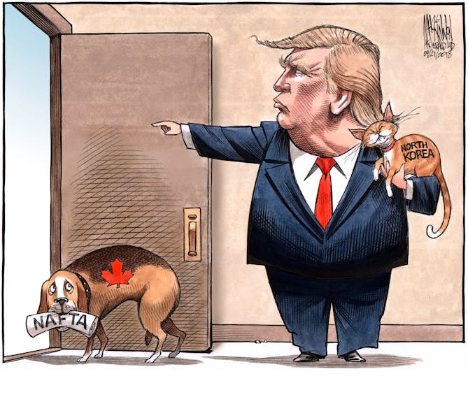 Bruce MacKinnon's editorial cartoon for Friday, Sept. 21, 2018.
