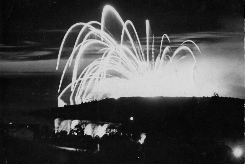 An explosion at the Magazine Hill Depot on July 18, 1945 sent thousands of munitions rounds and metal fragments airborne.