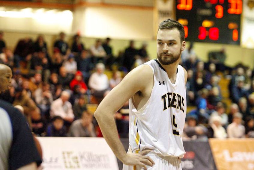 Mike Shoveller, after four years with the Queen’s Gaels, is playing his fifth and final season of university basketball with the Dalhousie Tigers.