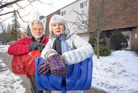 Diana and Dan Burns are upset that city messed up their clear sidewalk in the last storm.