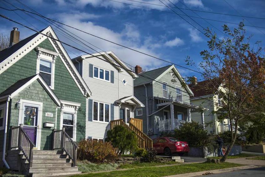Houses on Philip Street in Halifax’s west end. A proposed bylaw change would allow more rental units in a neighbourhood bounded by Chebucto Road, MacDonald Street, Flinn Park and Roosevelt Road.
