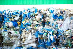Piles of plastic bags are seen outside HRM’s recycling plant in Bayers Lake. Most food safety regulations are not really aligned with the industry’s environmental obligations, says Sylvain Charlebois, but it appears as though consumers see the environment as a more important factor than food safety.