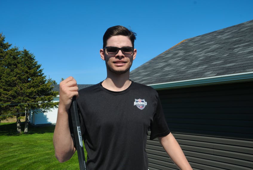 Bareneed hockey player Corey Parsons, who most recently suited up as a defenceman for the Tri Pen Osprey in the provincial major midget league, will keep a close eye on the June 2 Quebec Major Junior Hockey League entry draft.