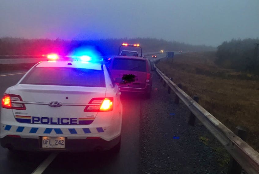 Holyrood RCMP stopped a driver on the Trans-Canada Highway Oct. 29 who was allegedly travelling at 151 kilometres per hour.