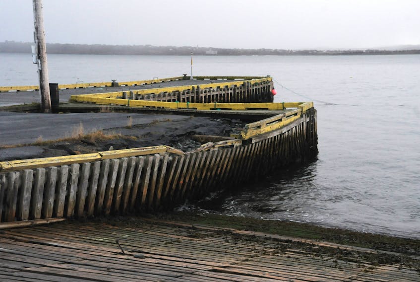 The government wharf in Spaniard's Bay is presently in a state of disrepair.
