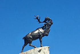 The Caribou Monument at the Beaumont-Hamel Newfoundland Memorial.