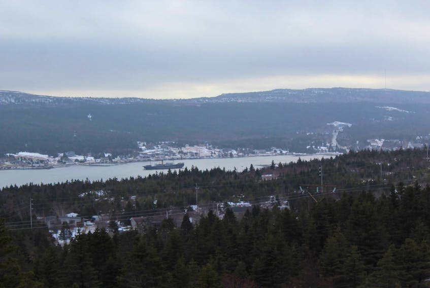 Harbour Grace, seen here from Veterans Memorial Highway, served as a home to some of Peter Corbin’s relatives in the 19th century.