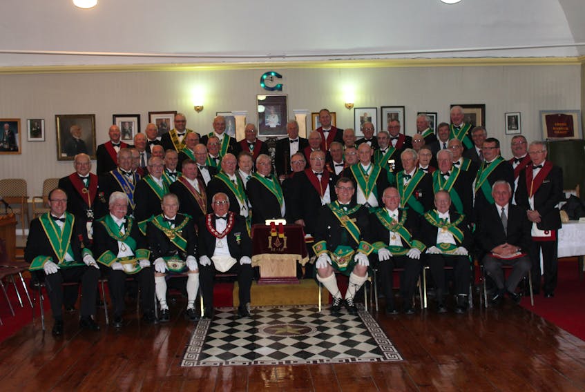Lodge members from across the province.