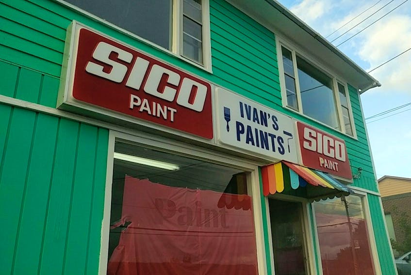 Ivan’s Paints boasted a 37-year lifespan, located on Water Street in Carbonear since 1981.