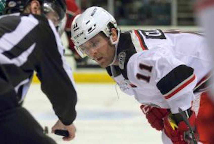 ['Danny Cleary seen here in action with the Grand Rapids Griffins of the AHL in the 2015-16 season.']