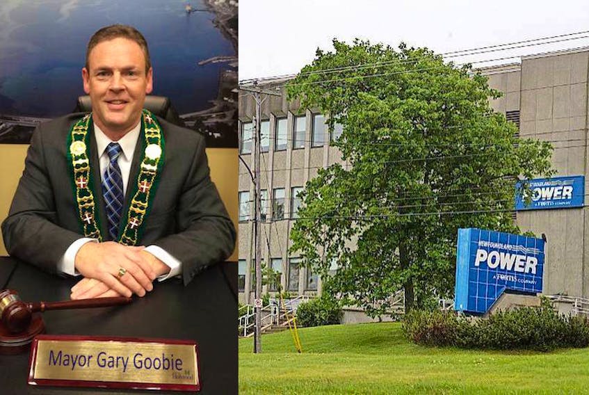 Holyrood Mayor Gary Goobie believes the provincial government should consider purchasing Newfoundland Power from Fortis to create a new Crown corporation.