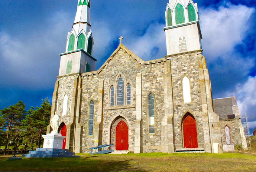 The Cathedral of Immaculate Conception can easily be viewed from nearly any part of Harbour Grace. The building has been unused for the last four years, and Brenda O’Reilly and Craig Flynn intend to change that.