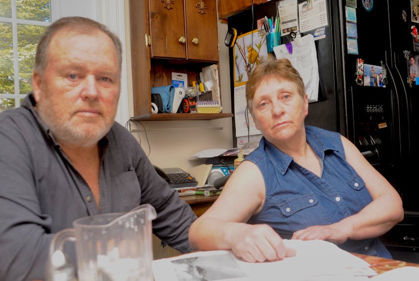 Tom Rose (left) and Bridget Rose have lived on Kitchen’s Hill in Harbour Grace for more than 40 years.