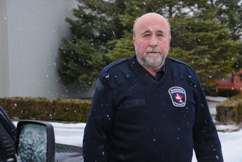 Carbonear municipal enforcement officer Gord Parsons has been employed with the town since 2011.