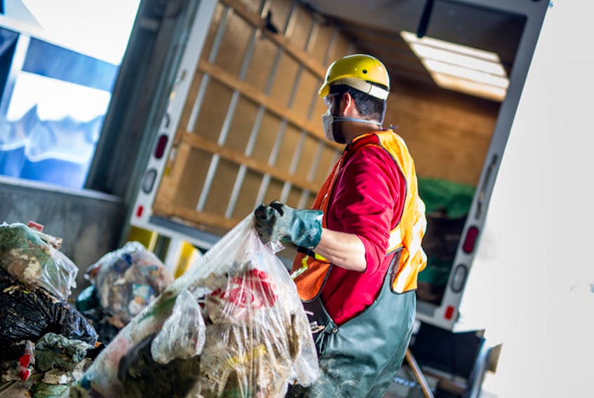Divert NS organized a province-wide waste audit to determine what was still ending up in landfills instead of being sorted into composters and recycling bins. (Divert NS)