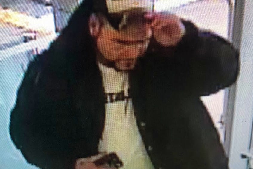 Colchester RCMP are asking for public assistance to identify the man pictured above, who is suspected in the theft of merchandise from a Lower Truro pharmacy.
