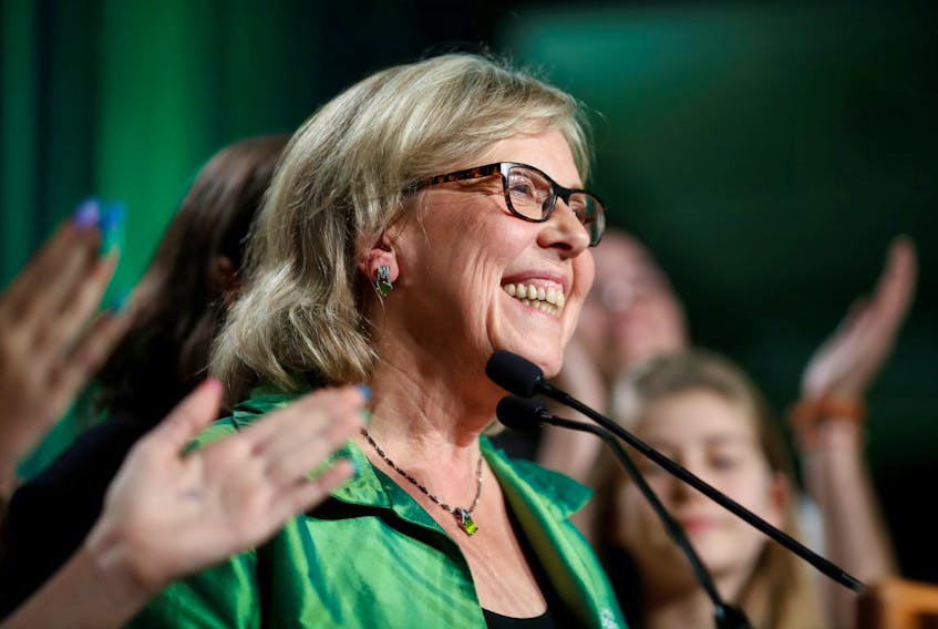 Elizabeth May, once a federal candidate in Central Nova, has stepped down as leader of the federal Green Party. CONTRIBUTED