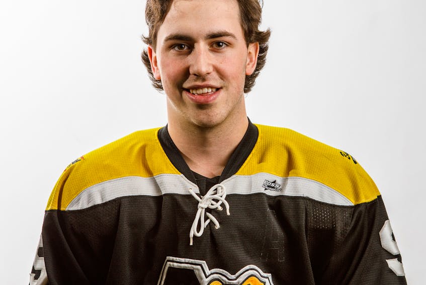 Spencer Barron of the Antigonish AA Munro Junior Bulldogs is on pace to shatter his point total from his first season in the Nova Scotia Junior Hockey League. CONTRIBUTED