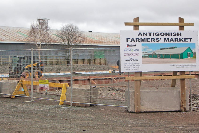Concerns have been raised regarding the lack of a tendering process for construction of the new Antigonish Farmers’ Market building on James Street. Corey LeBlanc