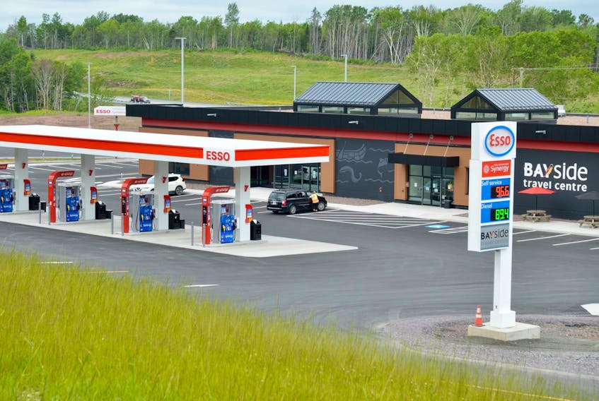 The Bayside Travel Centre, which opened in June, offers many services, including fuel, restaurants and a convenience store.