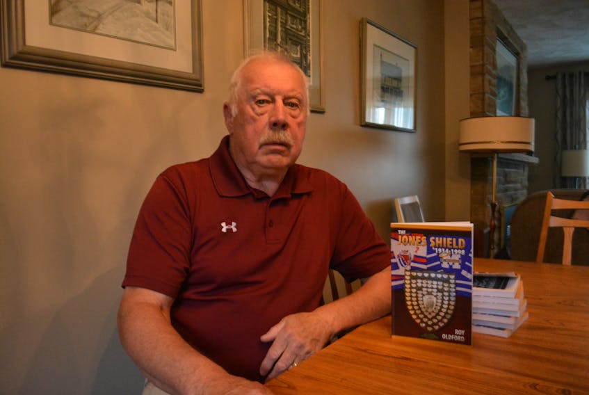 Grand Falls-Windsor author Roy Oldford recently released his new book ‘The Jones Shield 1934-1998.’ It chronicles the highly touted hockey showdown between schools in Grand Falls-Windsor.
