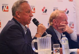 Hockey Newfoundland and Labrador president Jack Lee and minor hockey chair Arnold Kelly were two panelists to engage in a discussion about the challenges faced by AAA hockey programs.