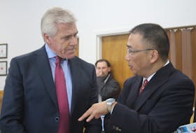 Leading into the announcement, Premier Dwight Ball and China Minmetals vice president Huang Chongbiao, discussed mining opportunities in Newfoundland and Labrador.