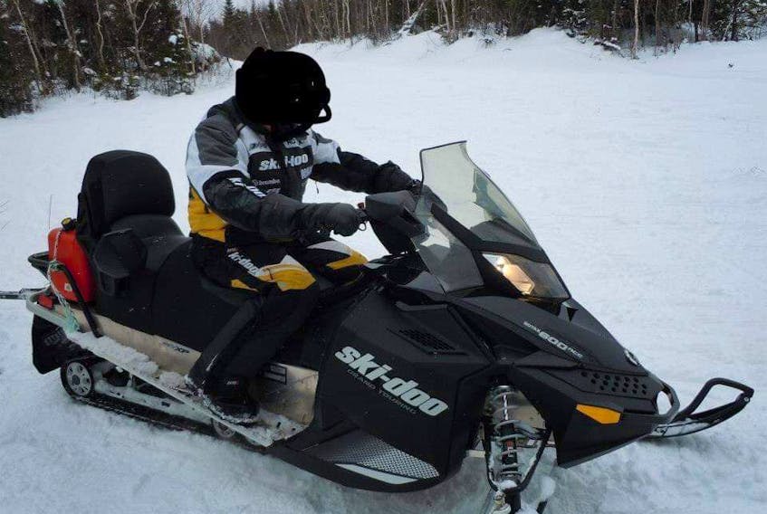 The Springdale RCMP are investigating the theft of this black 2012 Grand Touring GTS600 Ski-doo from Route 380 in the Kippen’s Ridge area near Robert’s Arm.