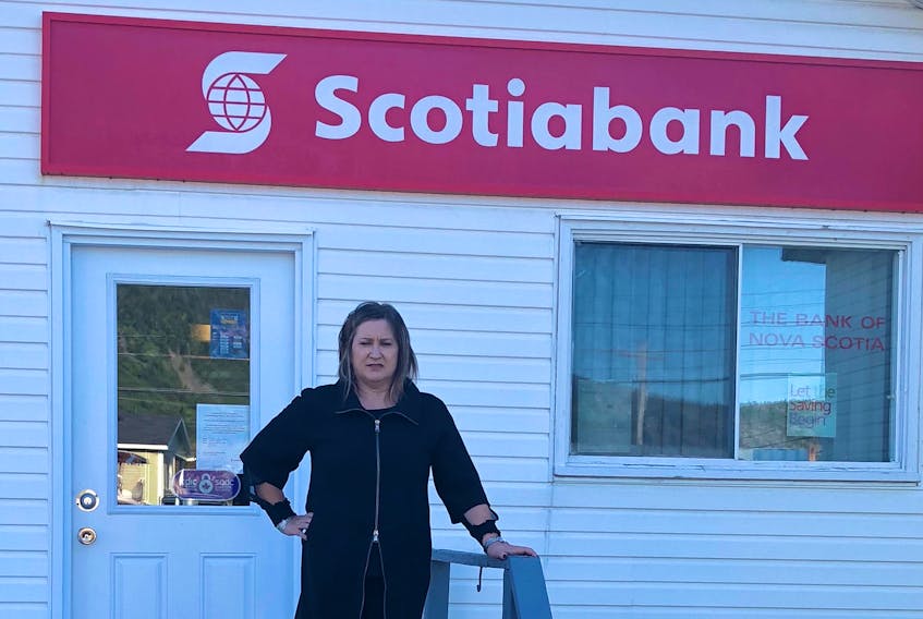 Scotiabank in La Scie, which employs three people and operates three days per week, will close effective Sept. 18, 2019. La Scie mayor Kimberley Moorey said the town is currently looking for another financial institution to set up shop.